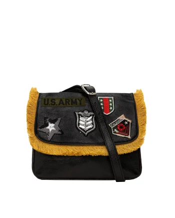 Borsa Militare Vintage con Passamanerie e Stemmi
