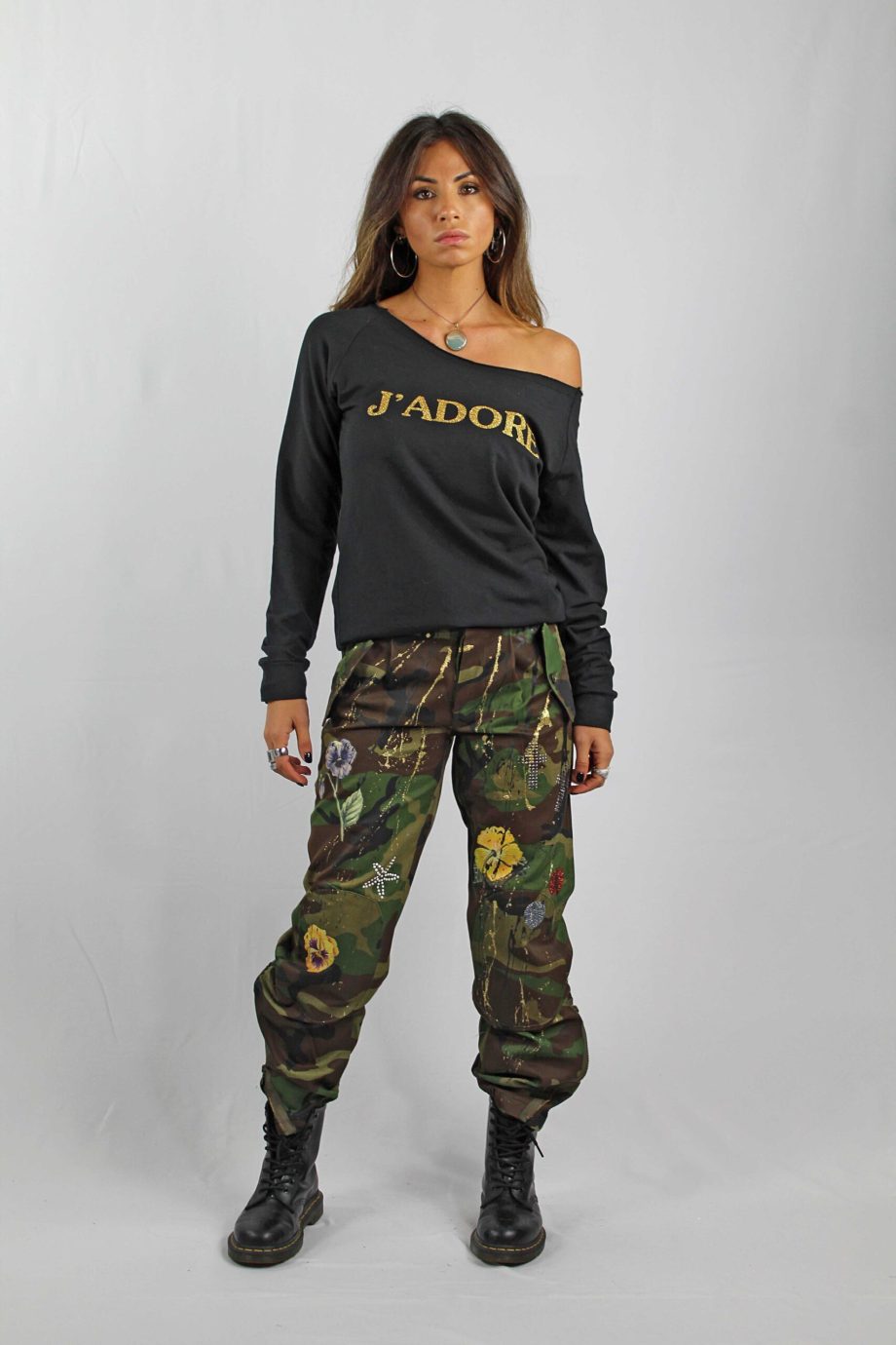 felpa-donna-j’adore-oro-nero-apiedinudinelparco-bologna-2
