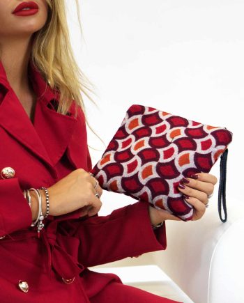 clutch-pochette lana-optical-rosso-apiedinudinelparco-bologna-2