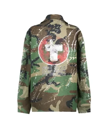 Giacca Woodland Camouflage Custom Cross
